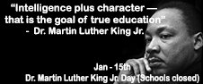 Martin Luther King Jr. Day - Schools Closed